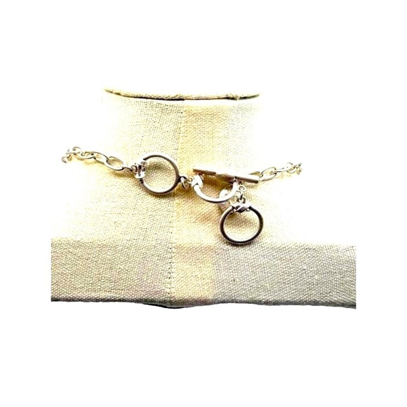 Silver Tone Necklace & Bracelet Set With Shell Charm - Picture 4 of 7